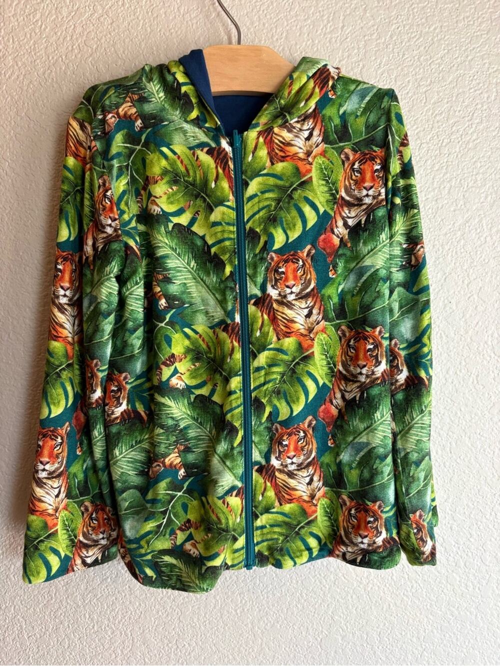 3T Posh Peanut Zip Up Tiger Jacket EUC